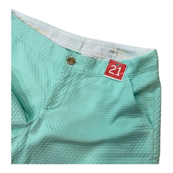 Lilly Pulitzer The Buttercup Short Size 4 Mint Green Scalloped Bottom Shorts - Picture 6 of 9
